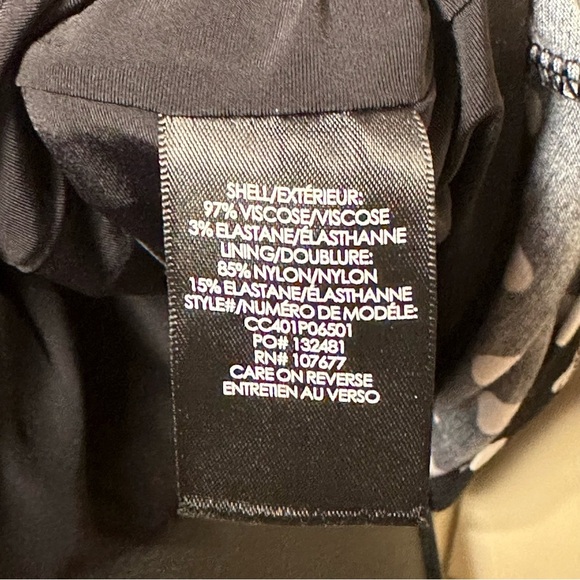 Alice + Olivia Delora Black & White Polka Dot Mini Dress Viscose Size 4 NWT - Picture 10 of 15